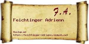 Feichtinger Adrienn névjegykártya